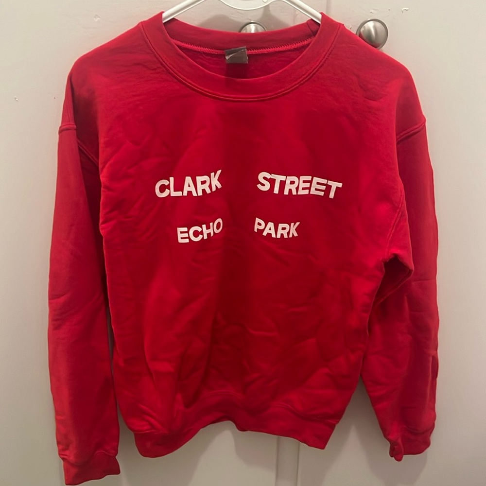 LOS ANGELES RESTAURANT CAFE CLARK STREET OFFICIAL MERCH CUTIE SWEATSHIRT